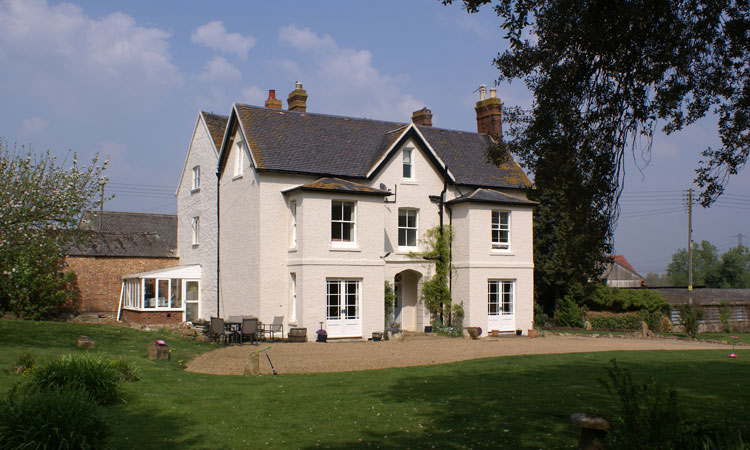 Haselor farm from the front garden
